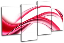 Funky Cool Design Abstract MULTI CANVAS WALL ART Picture Print VA