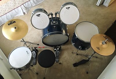 WJM Percussion drum kit with Gibraltar PDP Double Bass Pedal