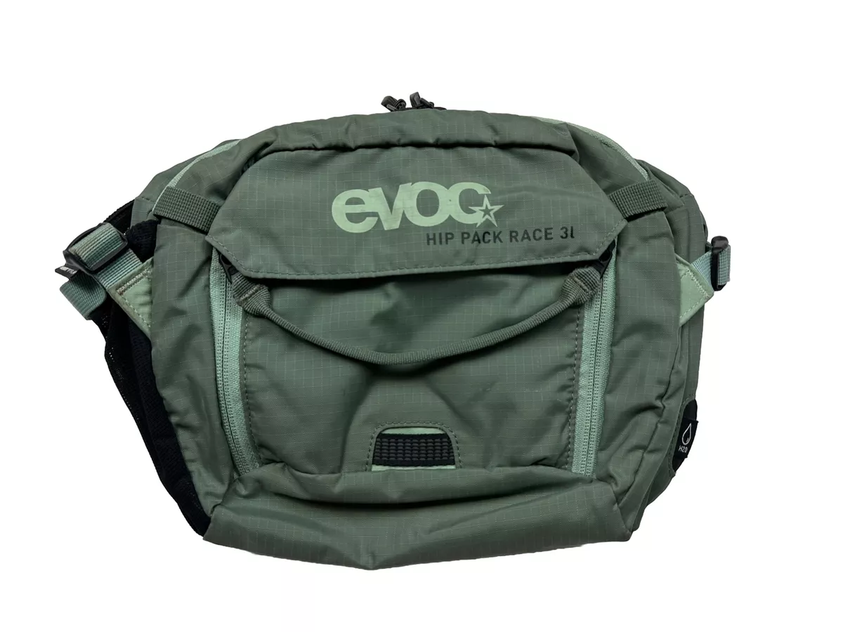 EVOC Hip Pack Race 3L Green Cycling Hydration Waist Pack - Bladder Not  Included