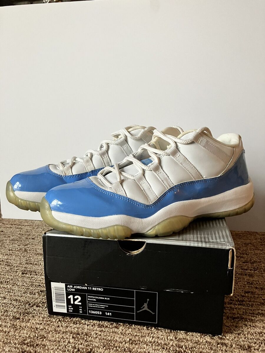 Air Jordan 11 Retro Low: Columbia Blue (2001): 136053-141 Air Jordan 11 Retro Low: Columbia Blue (2001): 136053-141
