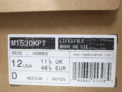 NEW BALANCE M1530KPT PURPLE BLACK TEAL MADE IN ENGLAND US12