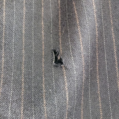 DOLCE GABBANA 100% VIRGIN WOOL 2 PIECE PINSTRIPE SUIT IN DARK GRAY-US 44/IT 54 - Picture 21 of 22