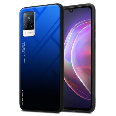 Case for Vivo V21 4G / 5G Phone Cover Tempered Glas TPU Silicone