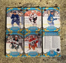 2025-26 UPPER DECK NATIONAL HOCKEY CARD DAY PROMINENT ROOKIES LOT COWAN AND MORE