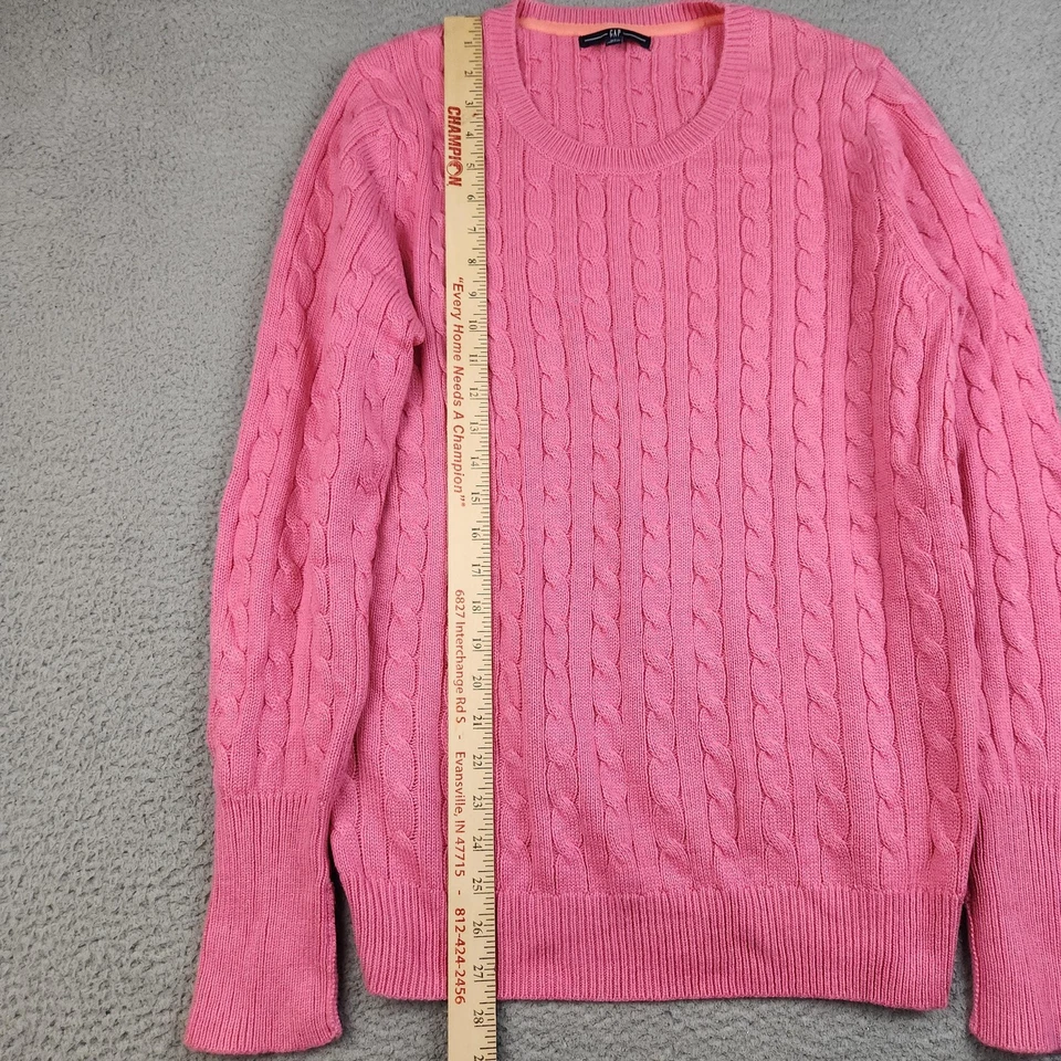 Suéter GAP Mujer Extra Grande Tejido con Cable Angora Pelo de Conejo Pullover Suave Cálido Foto 4 de 4