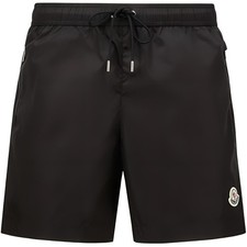 Moncler Logo Patch Drawstring Casual Shorts