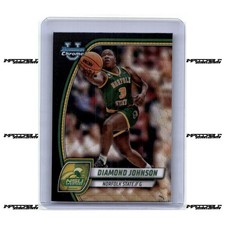 2024-25 Bowman U Chrome - Black Wave #86 Diamond Johnson Rookie SP