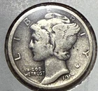 1917 mercury dime - decent circulated early date