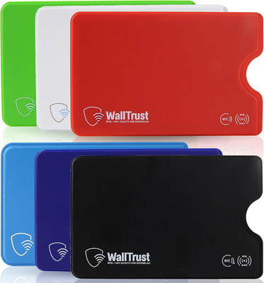 Walltrust RFID NFC Blocker Hartplastik Schutzhülle - 7 Stück - Kartenschutzhülle