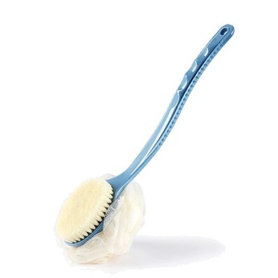 Shower Body Brush Sponge Loofah Back Scrubber Long Handle for Skin Exfoliating