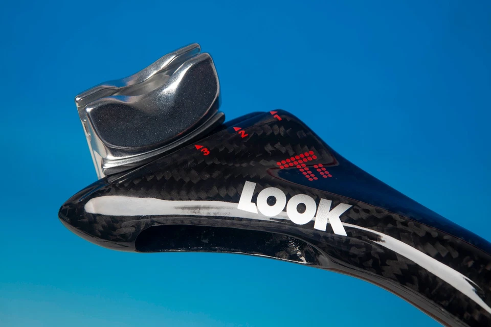 Seatpost reggisella carbon 25 mm LOOK Ergopost Ti 250mm New In Box LUCIDO - Immagine 3 di 4