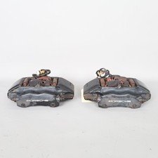 1999-2012 Porsche 911 996 Front Brake Calipers Brembo Set Pair Black Oem