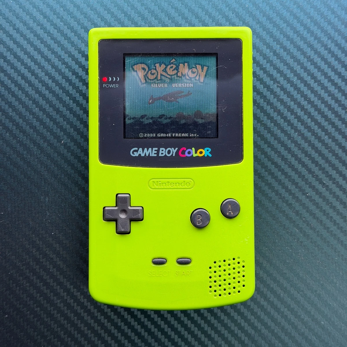 Coque Arrière Game Boy Color Acid Green - Originale Nintendo GBC-001 - Occasion