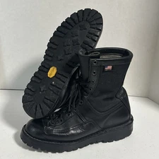Danner Acadia Boots Size 7.5 Women's Black Tactical Work Leather Biker