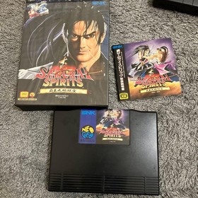 SNK Neo Geo Neogeo AES ROM Console System with 4Games Tested