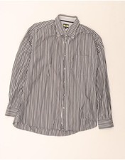 Navigare Mens Shirt XL Grey Striped CO01