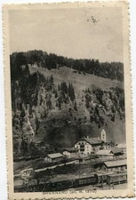 (B3861) c.ill. BRENNERO ann. AMB. BRENNERO TRENTO 1 C del 1925  aff. per Mantova