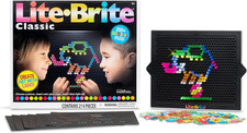 Lite Brite Classic, Favorite Retro Toy - Create Art With Light, Stem,