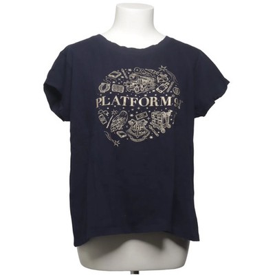 Harry Potter, T-shirt, Größe: L, Blau, Baumwolle, Print, Damen #Txo