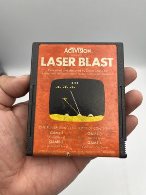 Laser Blast Atari 2600 1981 TESTED, Working