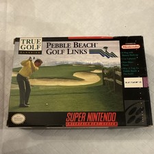 Pebble Beach Golf Links SNES NTSC-U/C w/ Box & Manual