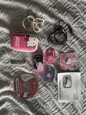 YASHICA DZ-100 Hello Kitty Compact Digital Camera With Charger Cable - Pink