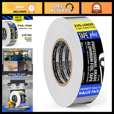 Aluminum Foil Tape for HVAC Ductwork Sealing - Heat-Resistant, Moisture Protecti