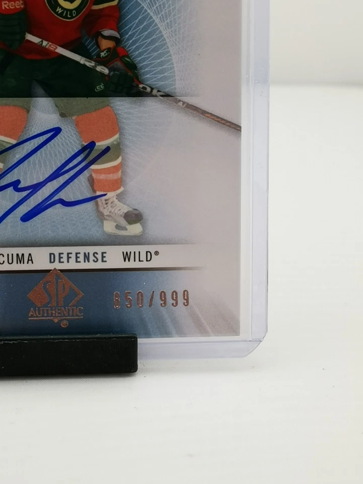 2012-13 SP Authentic Tyler Cuma Rookie Auto /999 Minnesota Wild #223 - Image 4 of 4