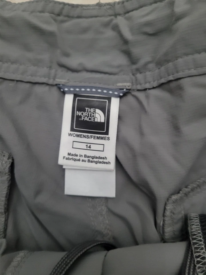 The North Face Shorts Womens Size 10 Gray Nylon Chino Hiking Outdoor Casual - Image 3 of 4