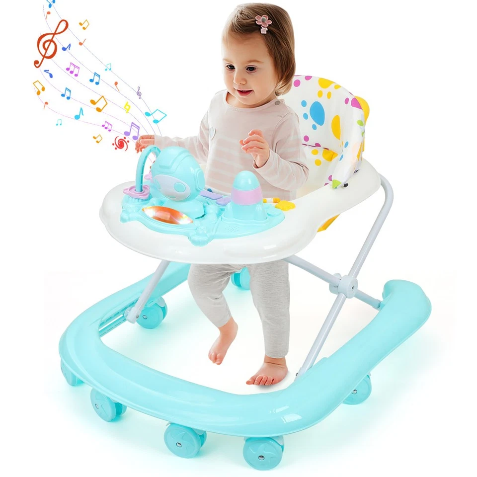 Baby Walker Bouncer First Steps Push Along Activity Music Ride On Car Melody UK - Image 2 of 4