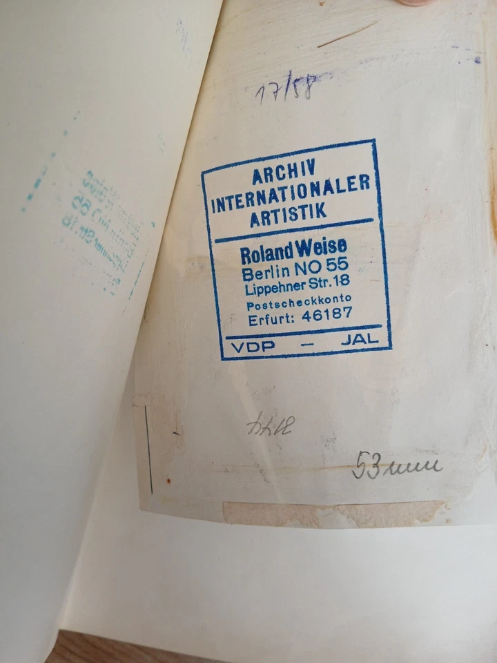 Gästebuch Roland Weise Artistenmuseum Klosterfelde RARITÄT - Bild 4 von 4