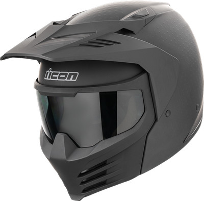 Icon Elsinore Monotype FRP Composite Helmet Black XL 0104-3304