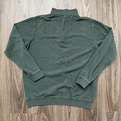 Maglione PETER MILLAR Interlock 1/4 Zip Verde Erica Golf Performance XL - Foto 4 di 11