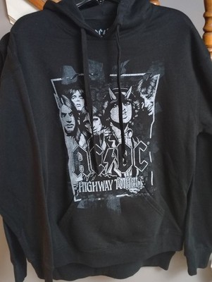 AC/DC - Hoodie -Small  Highway to Hell  Black Screen Print-Unisex New With Tags