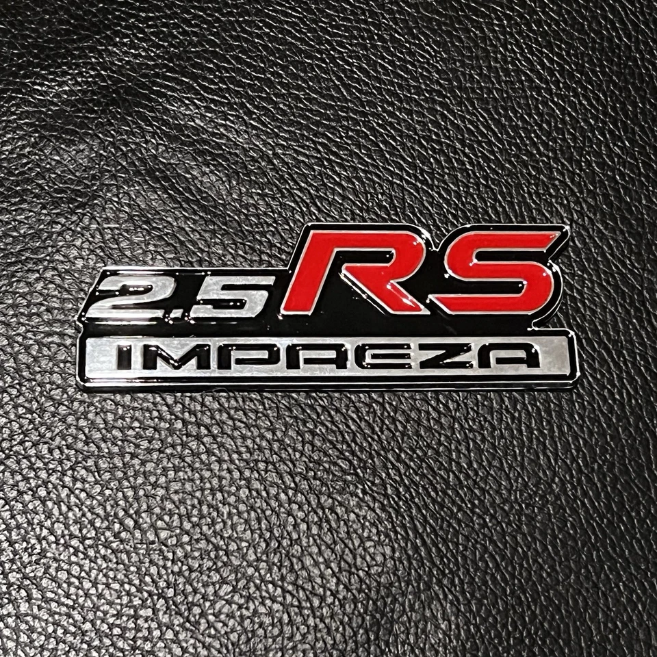 Subaru Impreza 2.5RS Insignia Emblema 98-01 Nuevo Metal 2.5 RS Foto 3 de 4