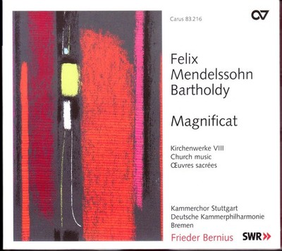 FELIX MENDELSSOHN BARTHOLDY   SA-CD  MAGNIFICAT   KIRCHENWERKE VIII / 8   Kammer
