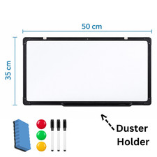 MAGNETIC WHITEBOARD SMALL LARGE WHITE BOARD DRY WIPE NOTICE OFFICE SCHOOL HOME