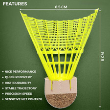 Badminton Birdies,Nylon Badminton Shuttlecocks with Stability Durability for ...