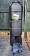 COLLECTION ONLY HENLOW BEFORD Ward Slimline Black Water Butt 100L New Unused