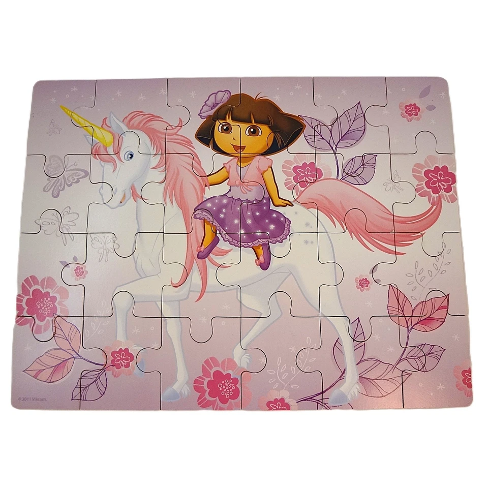 Набор из 3 деревянных пазлов Dora The Explorer Viacom для детей - Изображение 3 из 4