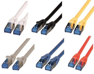  IT-BUDGET Super Flex Patchkabel - Cat.6A - 0,15 bis 3 m - versch. Farben