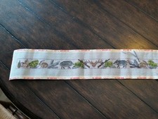 Vintage Needlepoint Canvas with Woodland Animals  Hunting Themes