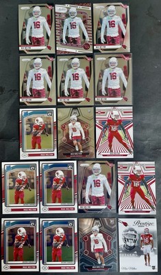 Max Melton 17 Card Rookie Lot Cardinals