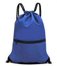 Drawstring Sport Gym Backpack Bag Sackpack with Adjustable Drawstrings and