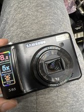 Samsung S85 8.2 MP Digital Camera - Black Untested For Parts As Is