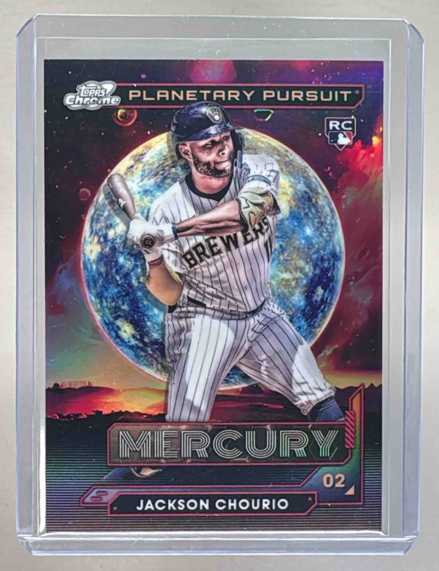 Jackson Chourio 2024 Topps Cosmic Chrome #PPM-9 Mercury Planetary Pursuit RC