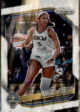2025 Panini Prizm WNBA #92 Angel Reese White Seismic Prizm