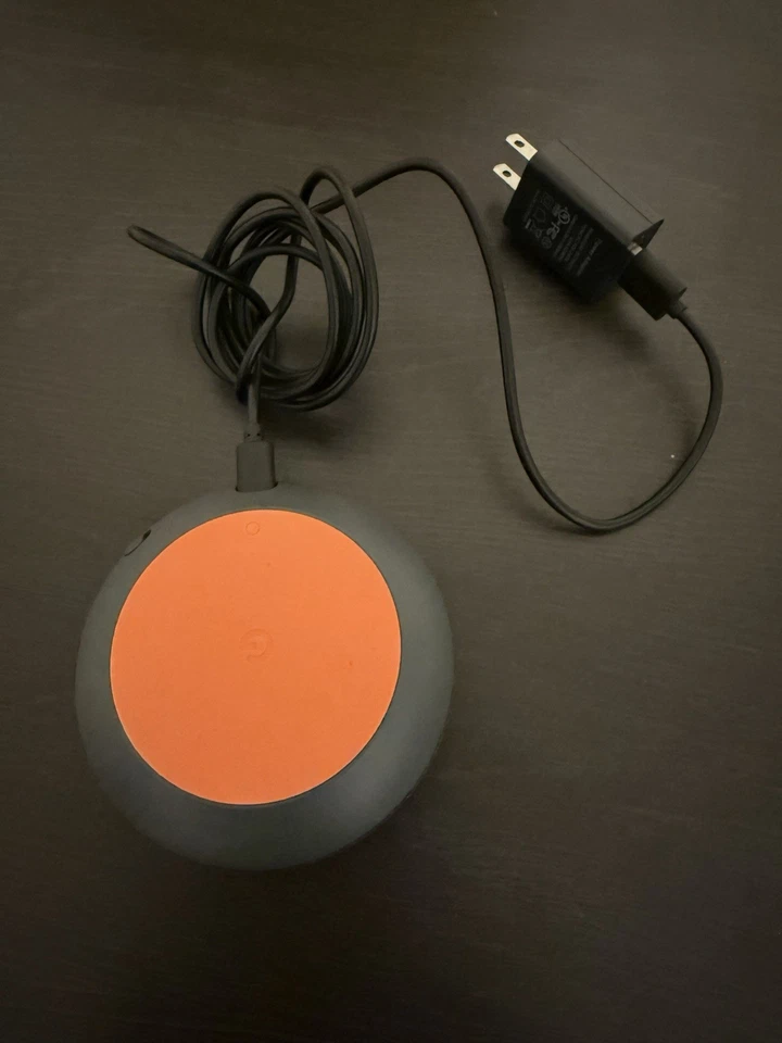 Google Home Mini - Modelo H0A - 1ª Geração - Carvão com Cabo de Alimentação - TESTADO - Imagem 2 de 2