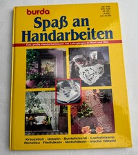 Buch Spaß an Handarbeiten Burda Sticken Filet Gardinen - Häkeln Lehrgänge