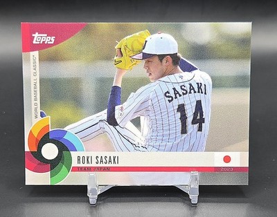 2023 Topps World Baseball Classic Global Stars Roki Sasaki Base Card Team Japan